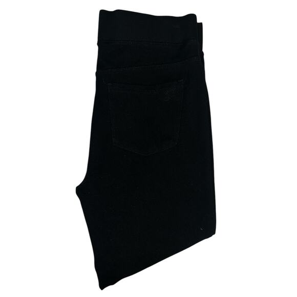 Seven7 Black Pull On Leggings Skinny Leg Medium Stretchy Pockets - Picture 1 of 8